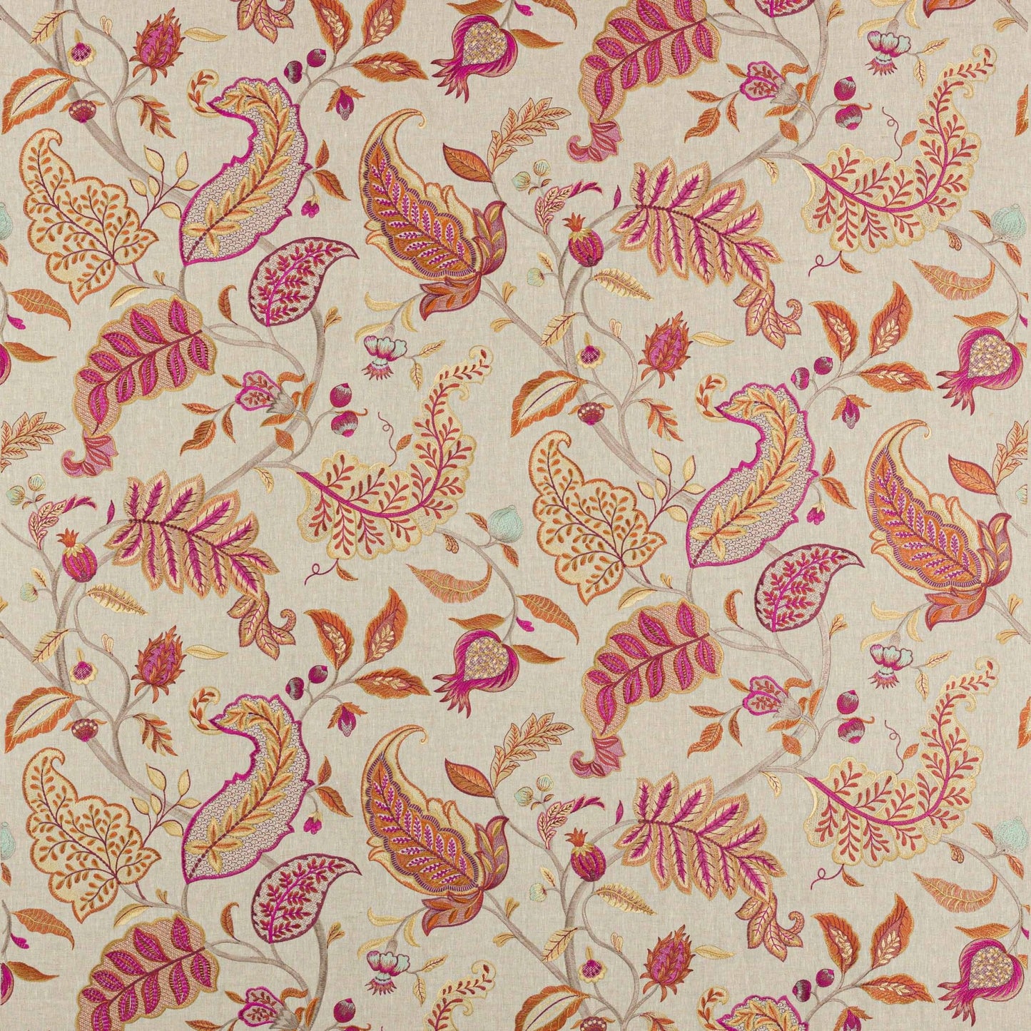 Colombe Fabric - Ambre - Manuel Canovas - M4123-03 - Premier Wallcovering