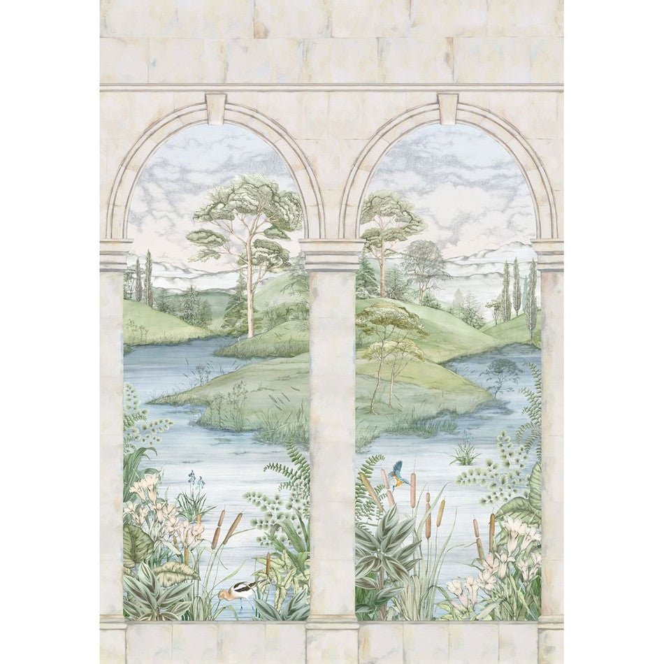 Colonnato Wallpaper - Stone - Osborne & Little - W7814-01 - Premier Wallcovering