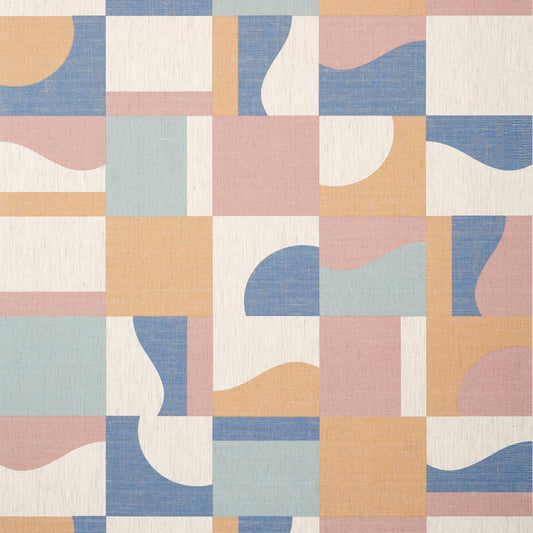 Colored Blocks Wallpaper - Multi - Thibaut - T12857 - Premier Wallcovering