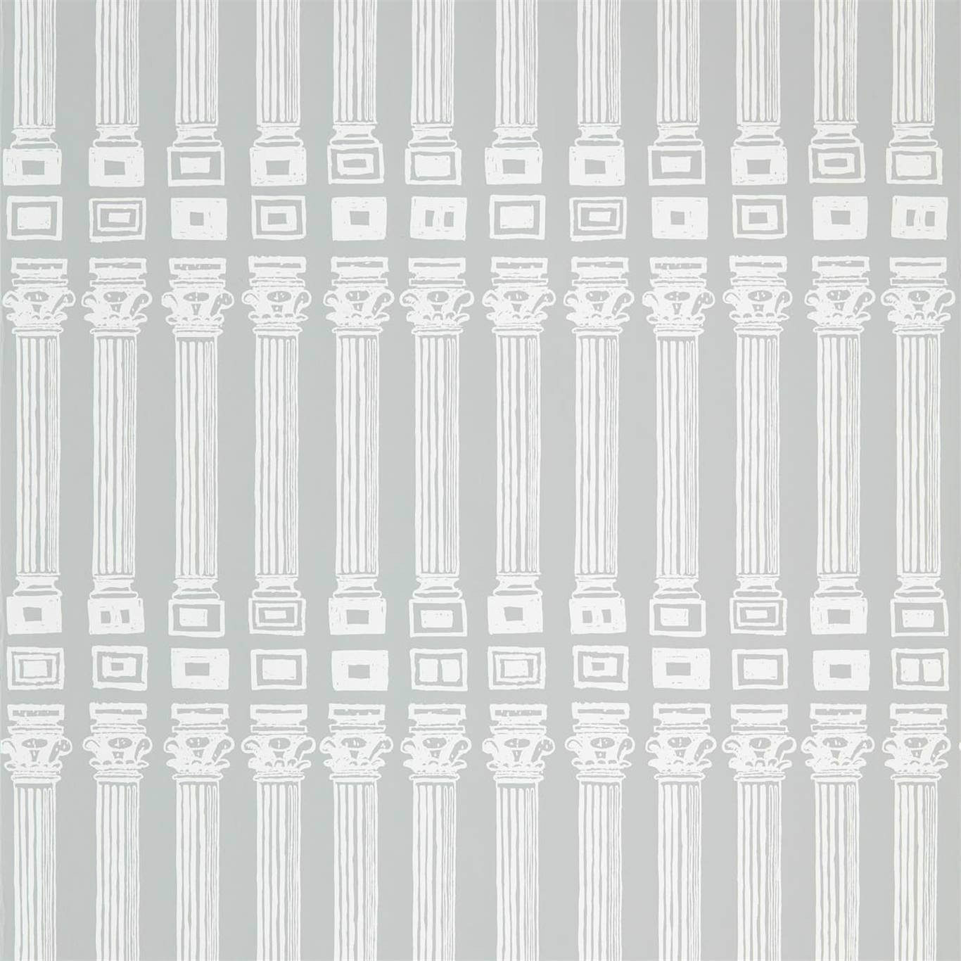 Columns Wallpaper - Empire Grey/Architects White - ZPLW312968 - Zoffany - Premier Wallcovering