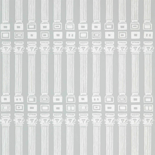 Columns Wallpaper - Empire Grey/Architects White - ZPLW312968 - Zoffany - Premier Wallcovering