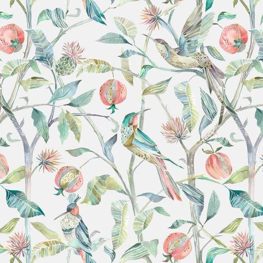 Colyford Wallpaper - Pomegranate - Voyage Maison - COLYFOR/WPO/POM - Premier Wallcovering