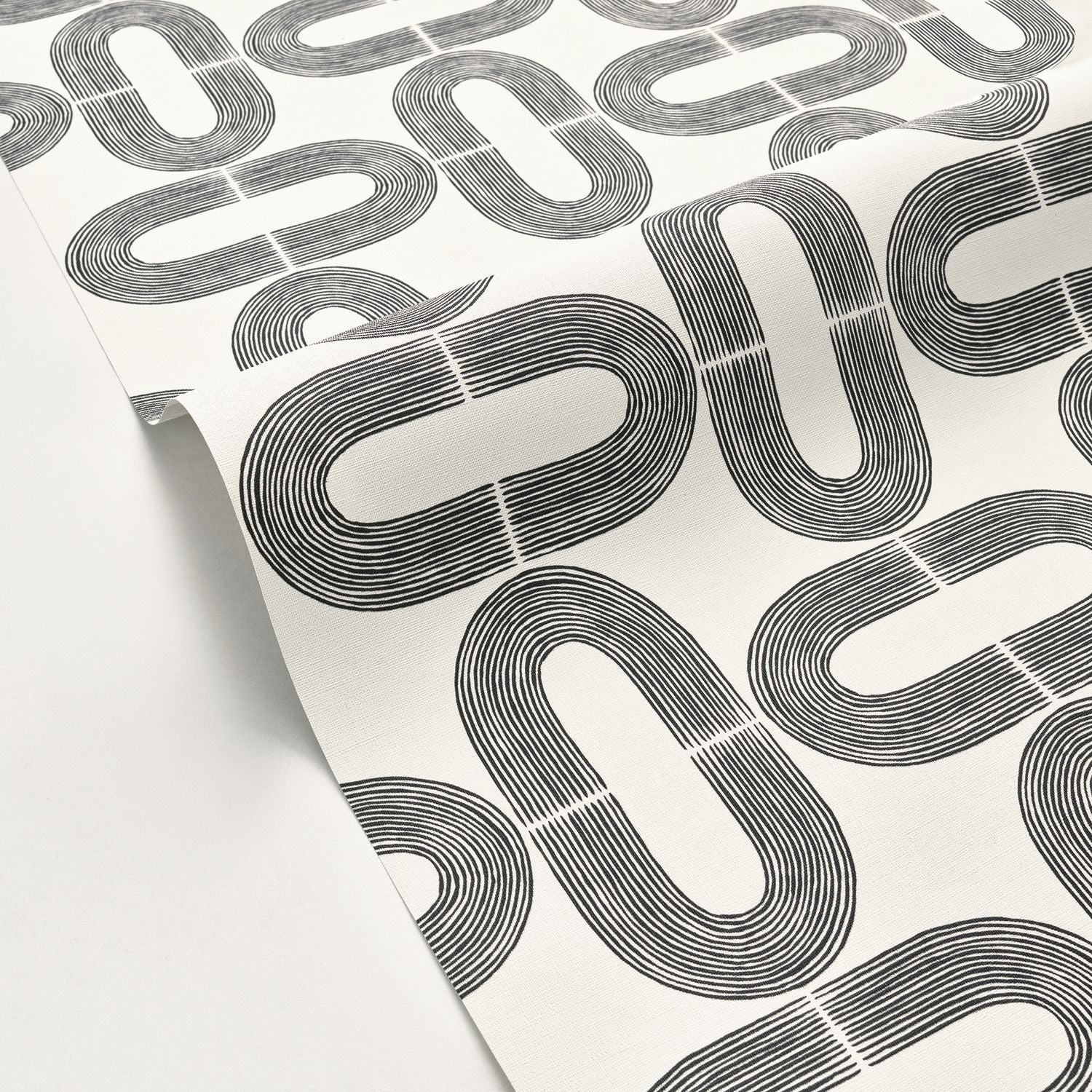 Comete Wallpaper - Blanc Noir - Caselio - 104230913 - Premier Wallcovering