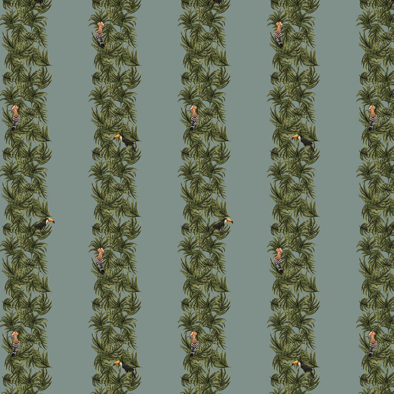 Compala Eden Wallpaper - Blue - Ted Baker - 13137 - Premier Wallcovering