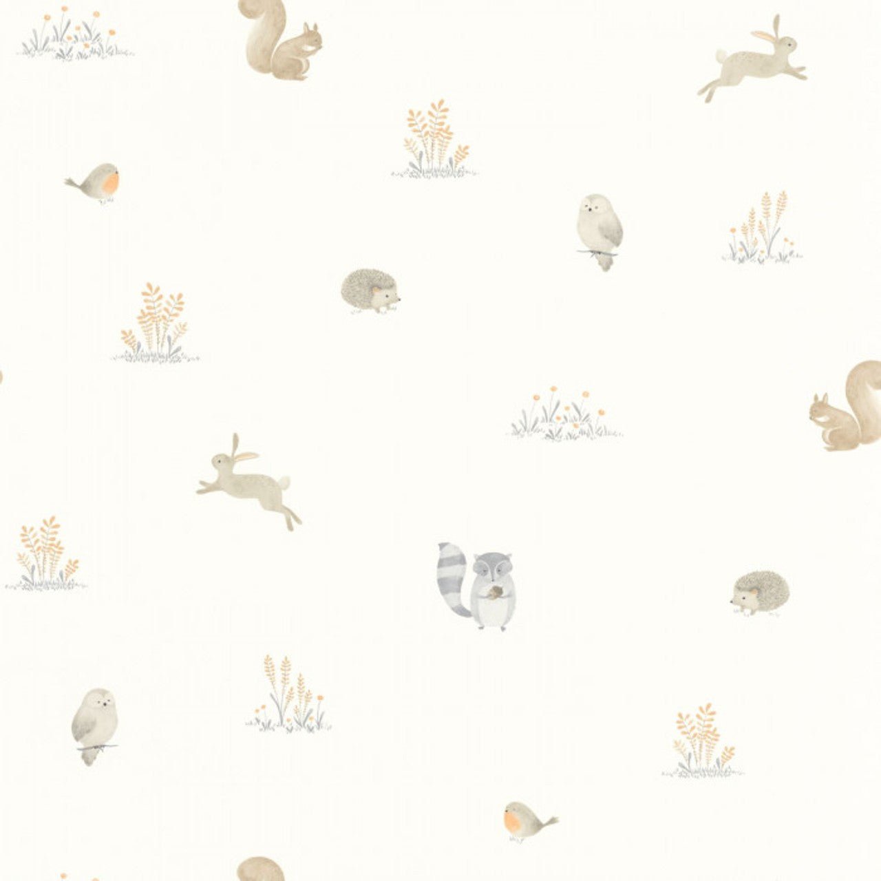 Companions Of The Forest Once Upon A Time Wallpaper - Naturel - Casadeco - 88259197 - Premier Wallcovering