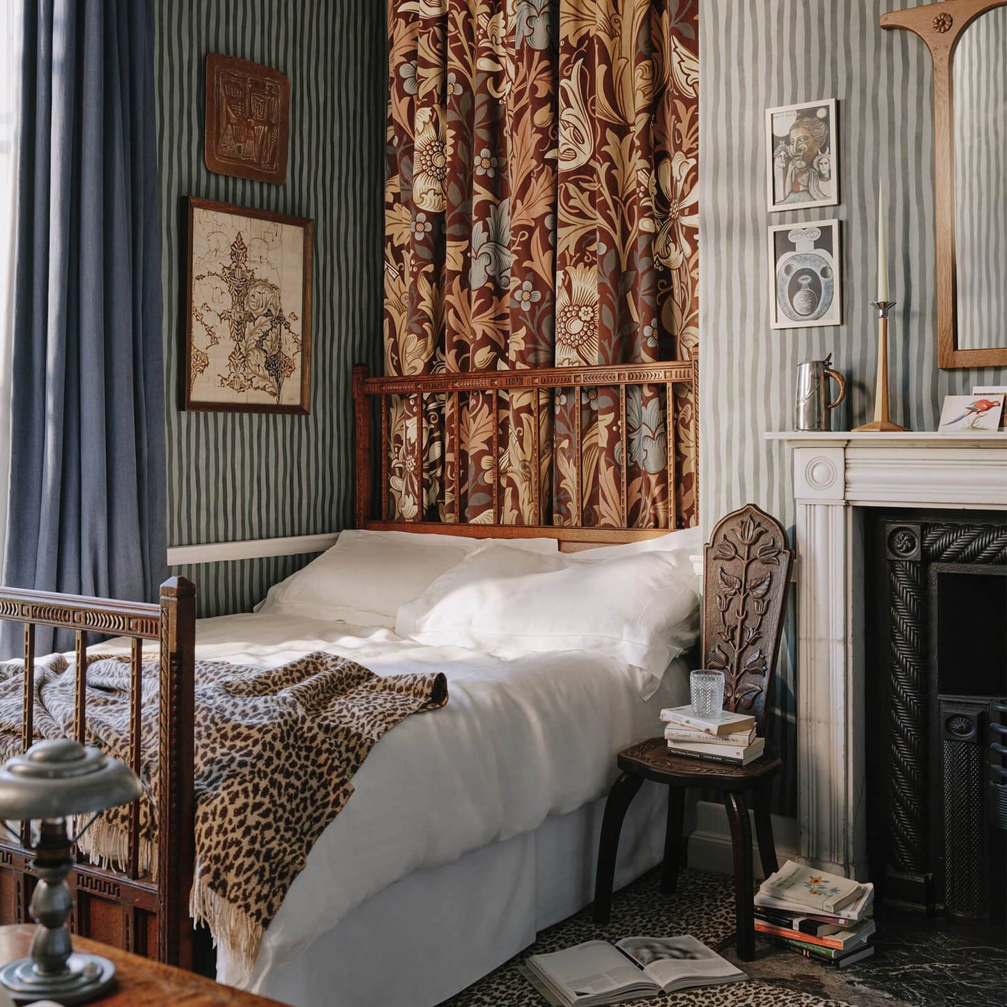 Compton Magna Velvet Fabric - Bark - House of Hackney - 1 - FA - CMM - VE - CDR - XXX - XXX - Premier Wallcovering