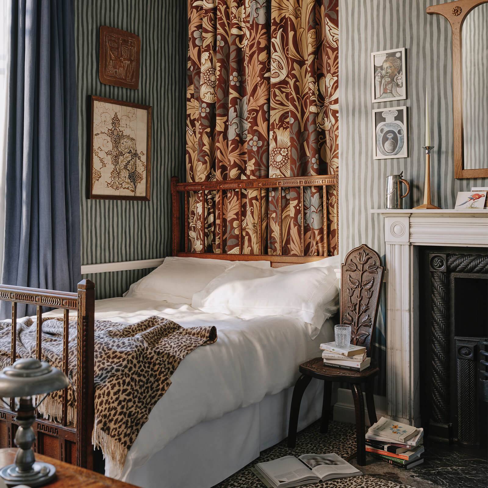 Compton Magna Velvet Fabric - Bark - House of Hackney - 1 - FA - CMM - VE - CDR - XXX - XXX - Premier Wallcovering