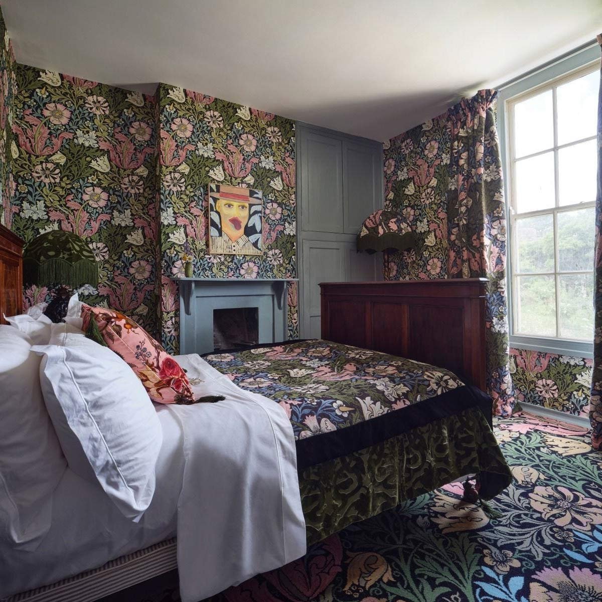 Compton Wallpaper - Onyx - House of Hackney - 1 - WA - COM - DI - ONX - XXX - Premier Wallcovering