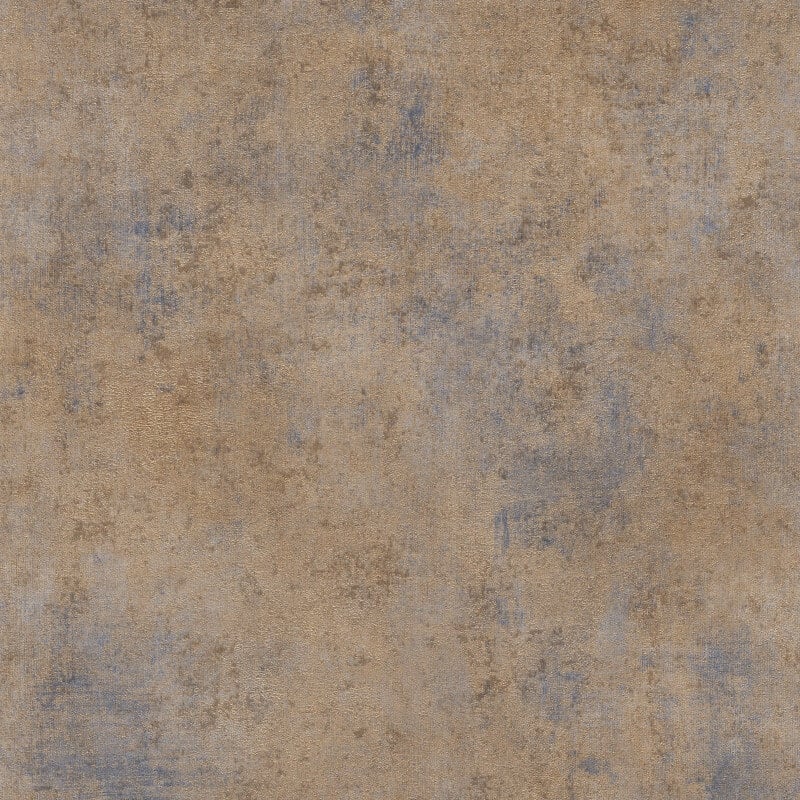 Concrete Texture Metallic Wallpaper - Brown/Blue - Elle Decoration - 10438 - 20 - Premier Wallcovering