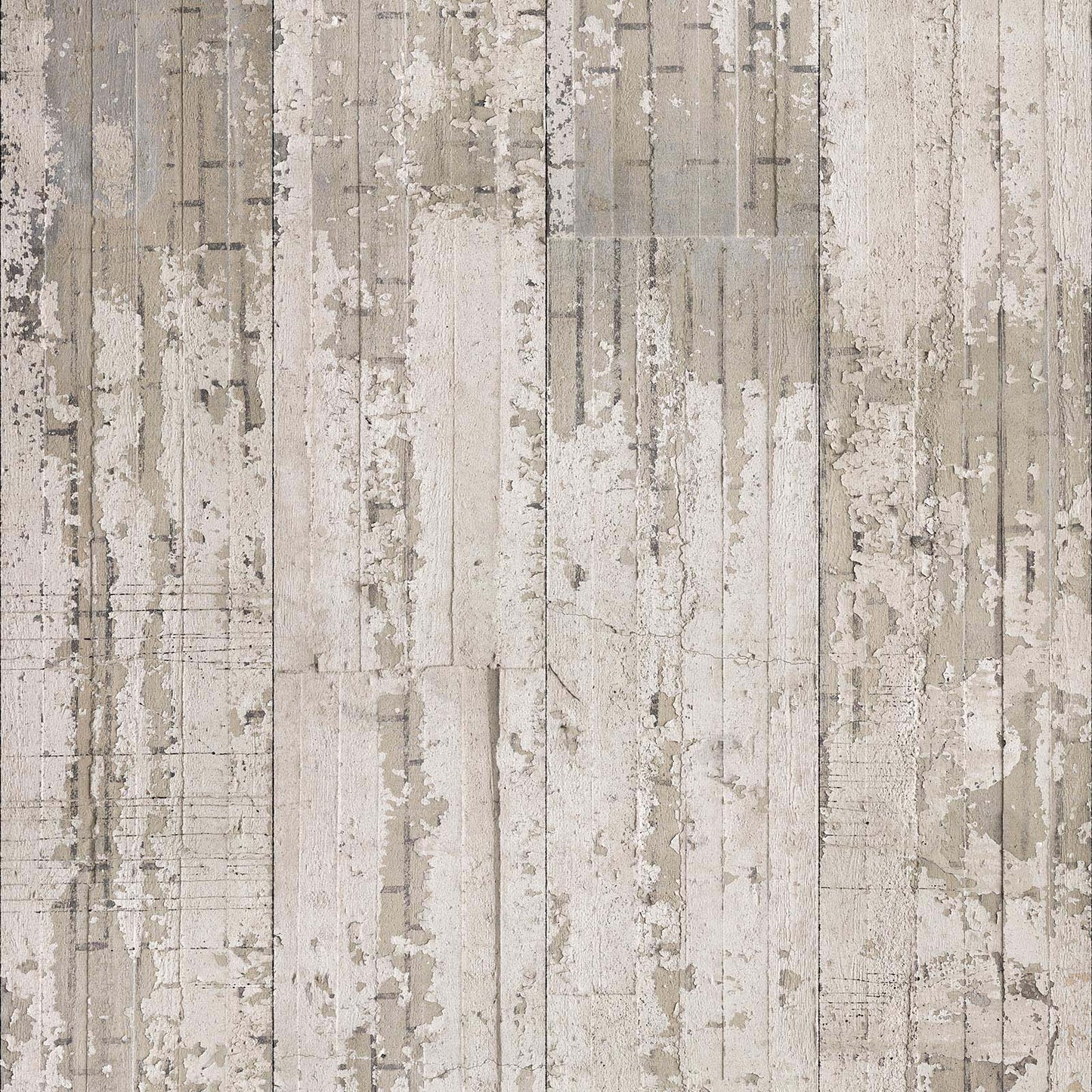 Concrete White Paint Wallpaper - White - NLXL - CON - 06 - Premier Wallcovering