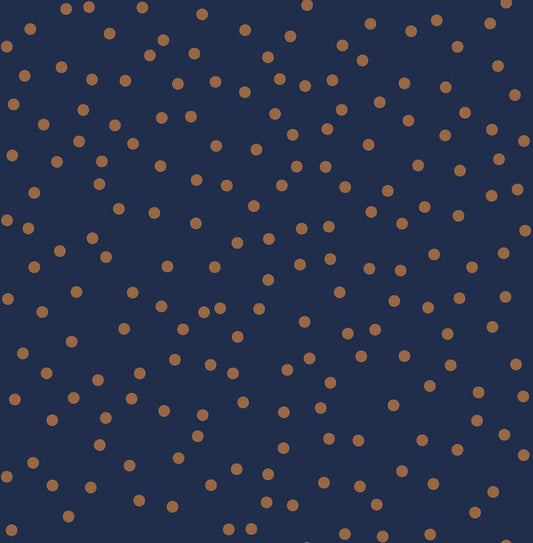 Confetti Wallpaper - Navy & Copper - Superfresco Easy - 108561 - Premier Wallcovering
