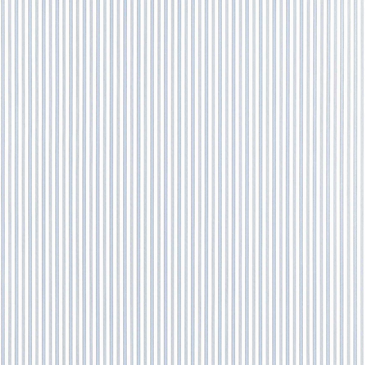 Conner Stripe Wallpaper - Light Blue - Thibaut - T44062 - Premier Wallcovering