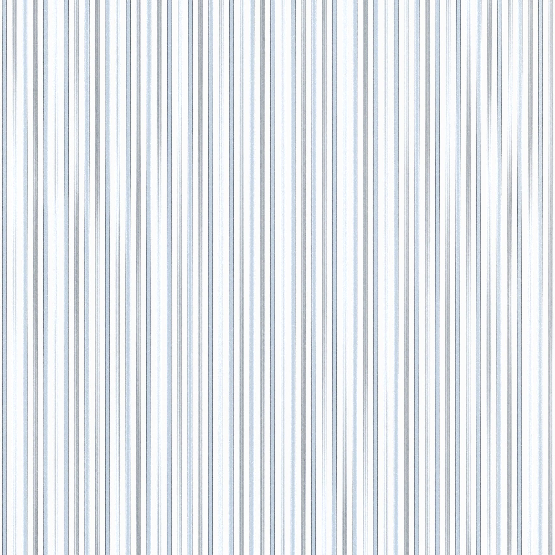 Conner Stripe Wallpaper - Light Blue - Thibaut - T44062 - Premier Wallcovering