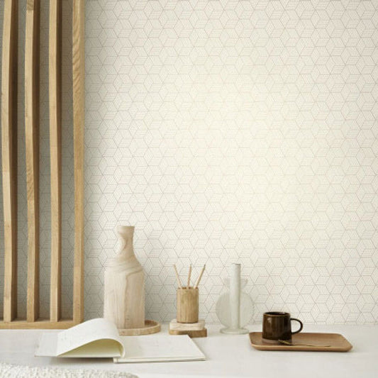Connexions Alchimie Wallpaper - Naturel - Casadeco - 89940012 - Premier Wallcovering
