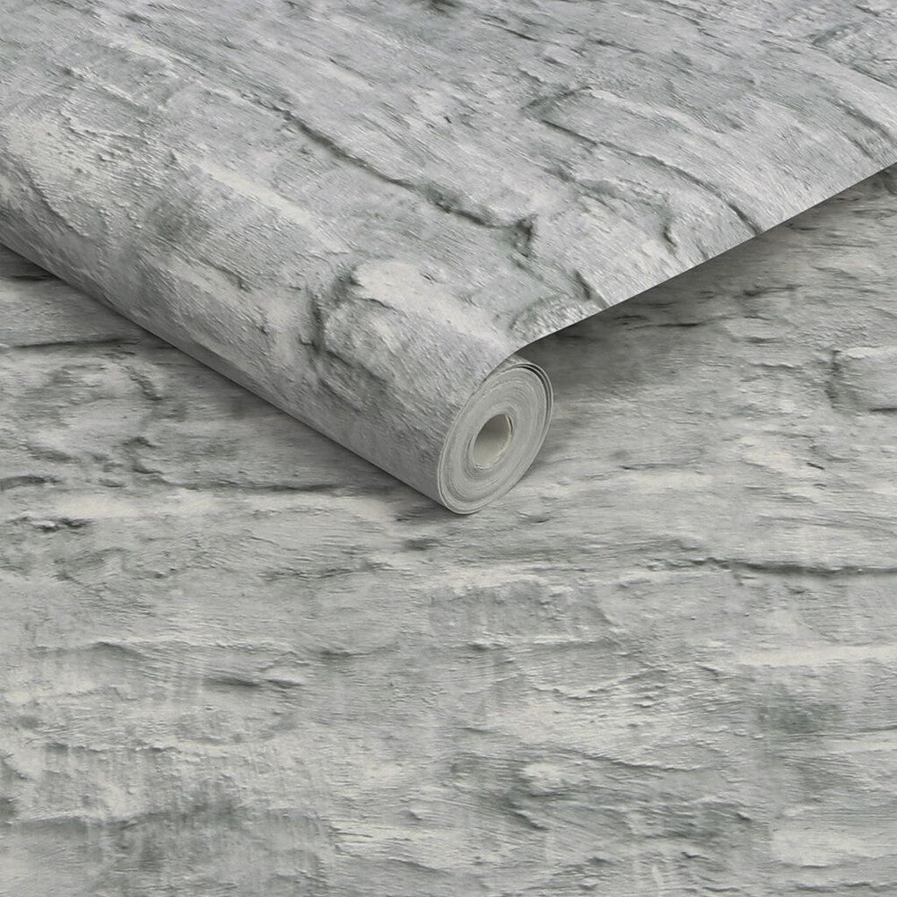 Contemporary Brick Wallpaper - White - Next - 118305 - Premier Wallcovering