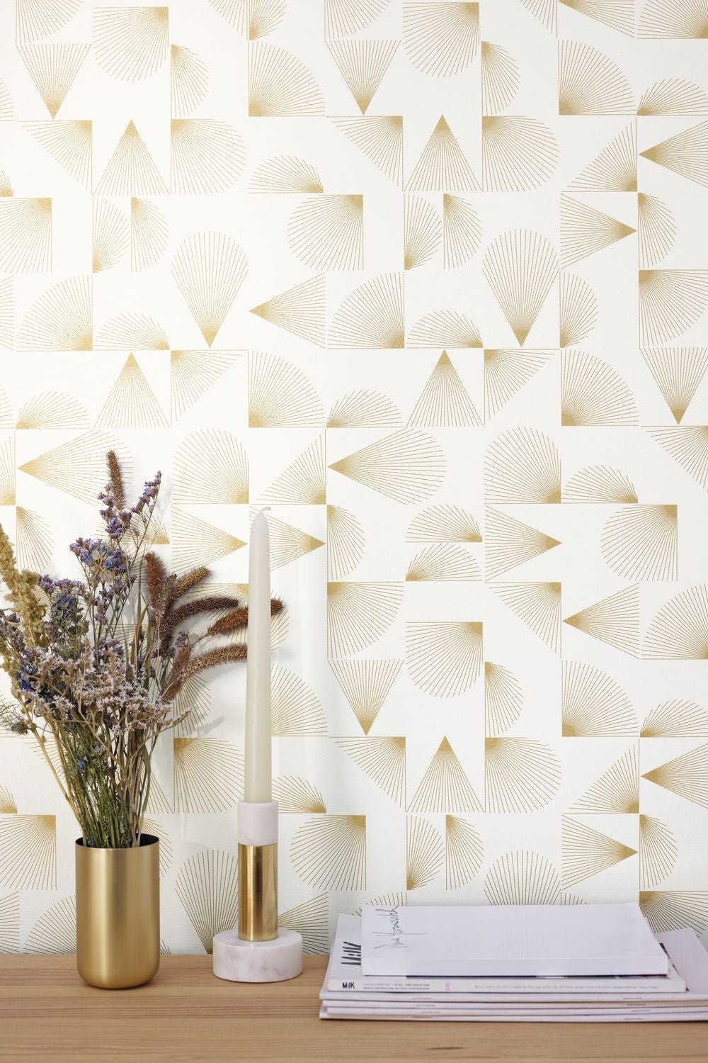 Contour Wallpaper - Blanc - Caselio - 105030235 - Premier Wallcovering