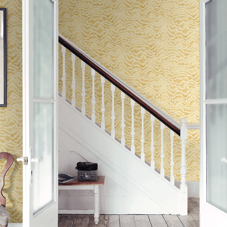 Contour Wallpaper - Mustard - Ohpopsi - IKA50121W - Premier Wallcovering