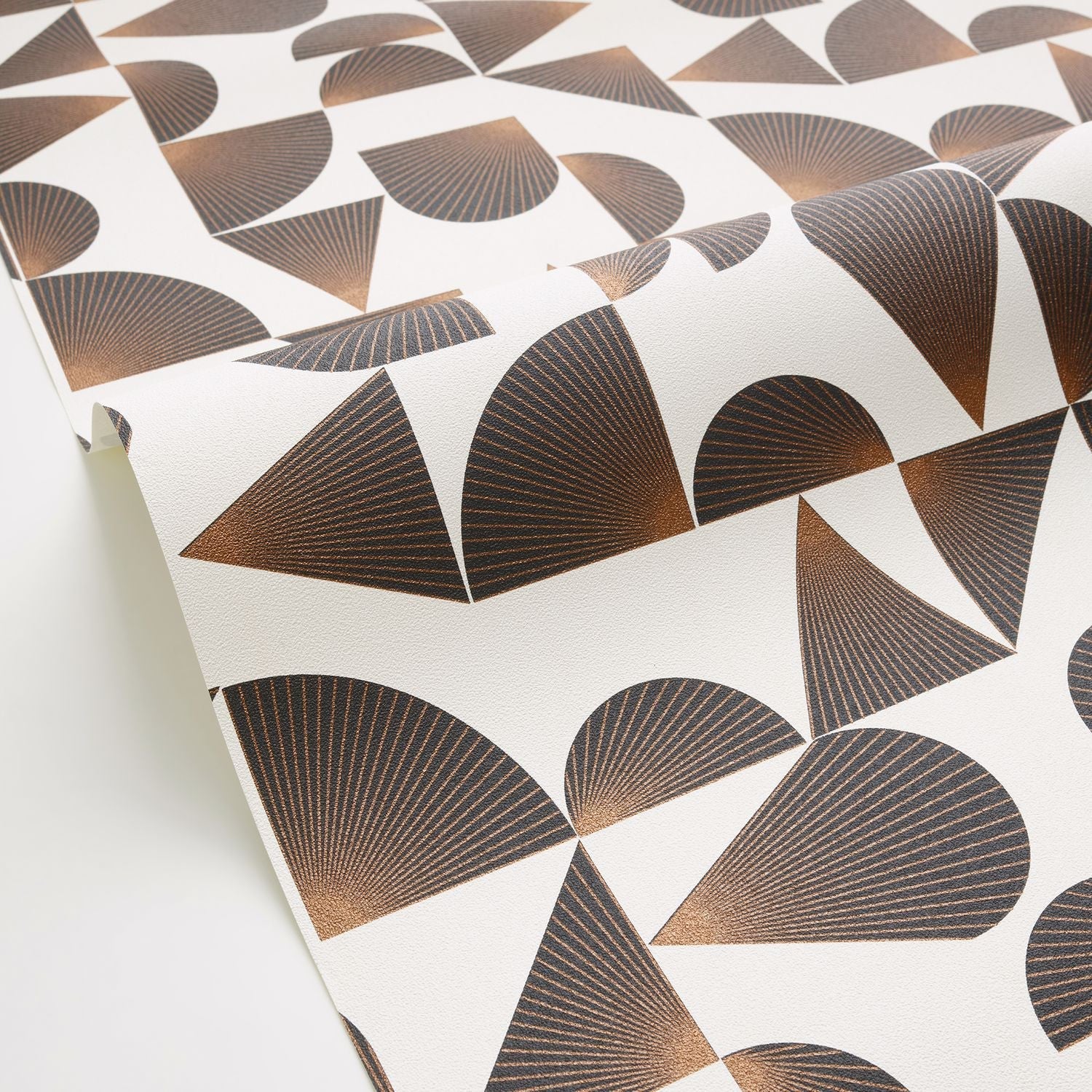 Contour Wallpaper - Noir Cuivre - Caselio - 105030932 - Premier Wallcovering