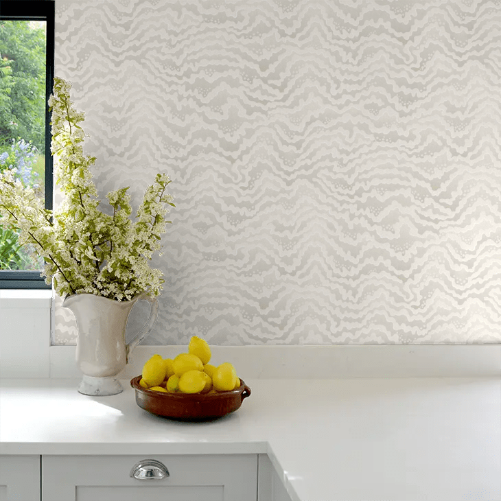 Contour Wallpaper - Oyster - Ohpopsi - IKA50114W - Premier Wallcovering
