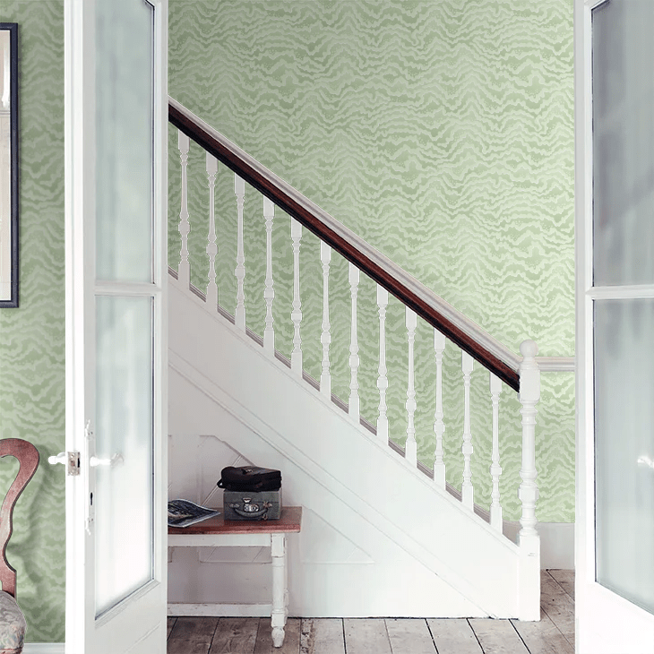 Contour Wallpaper - Pistachio - Ohpopsi - IKA50116W - Premier Wallcovering