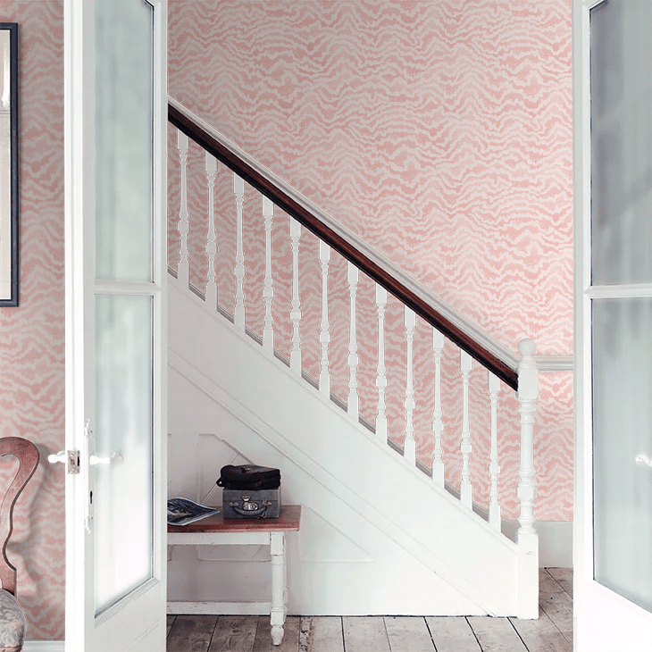 Contour Wallpaper - Blush - Ohpopsi - IKA50117W - Premier Wallcovering