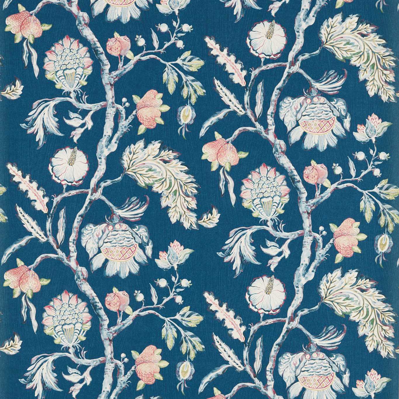 Copes Trail Wallpaper - Como Blue - ZHIW312986 - Zoffany - Premier Wallcovering