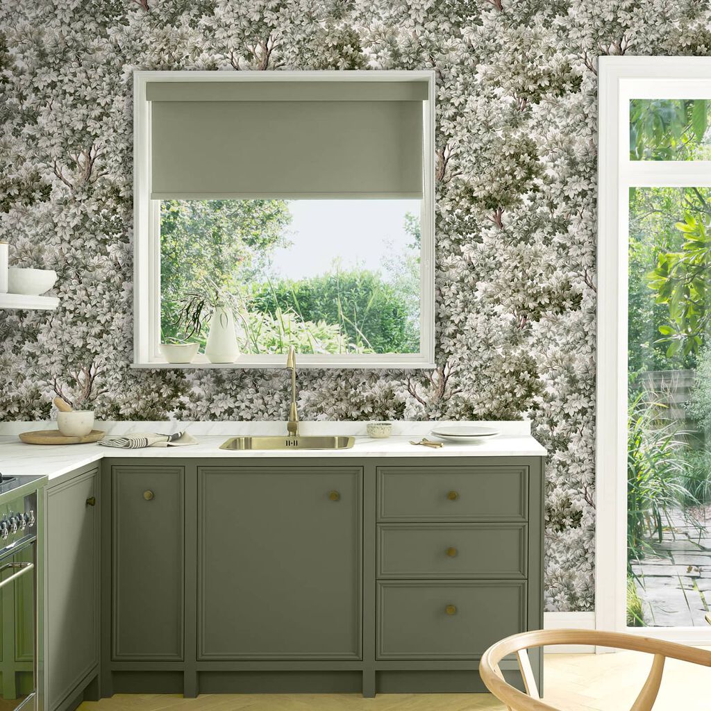 Coppice Wallpaper - Sage - Graham & Brown - 119662 - Premier Wallcovering