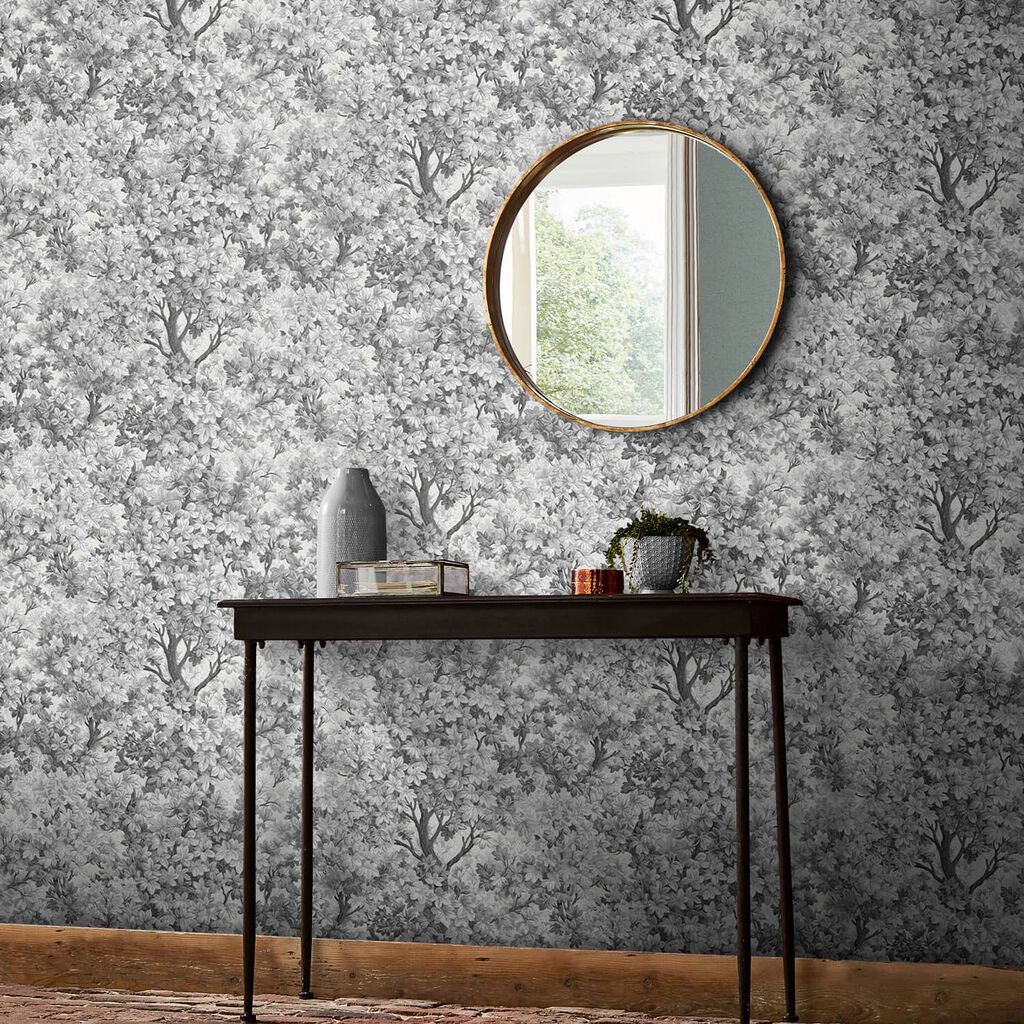 Coppice Wallpaper - Mono - Graham & Brown - 119661 - Premier Wallcovering