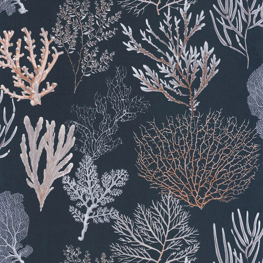 Corail Seaside Wallpaper - Bleu Ocean - Casadeco - 83976776 - Premier Wallcovering