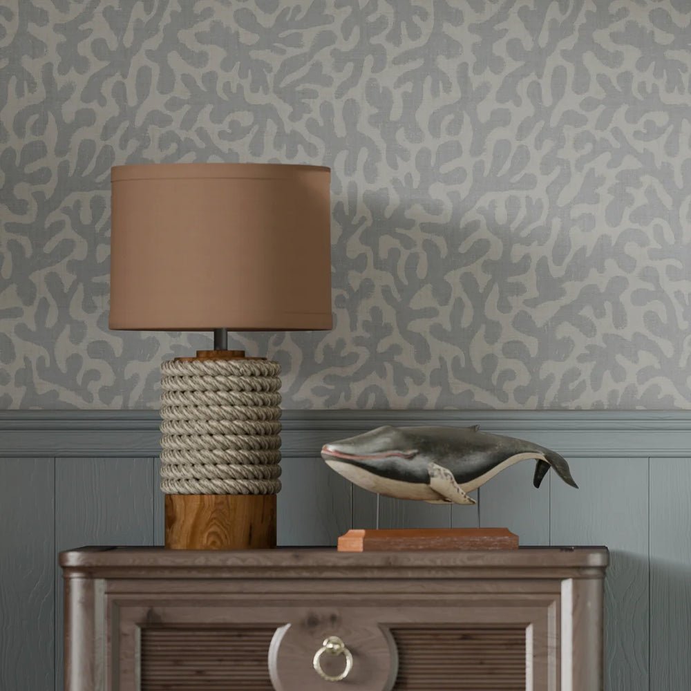 Coral Cove Wallpaper - Cornflower Blue - LAN100280 - Lucie Annabel - Premier Wallcovering