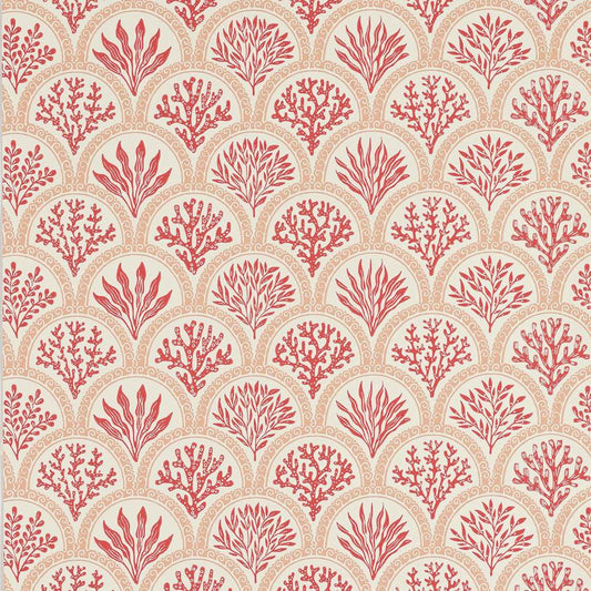 Coralli Wallpaper - Pink/Red - J186W - 01 - Jane Churchill - Premier Wallcovering