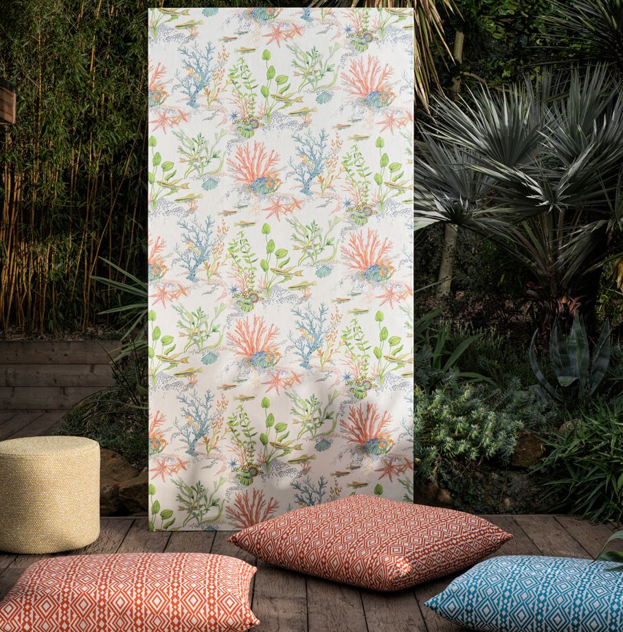 Coralline Wallpaper - Coral - Osborne & Little - W7682-01 - Premier Wallcovering