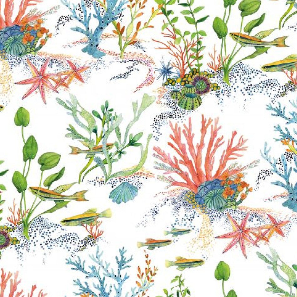 Coralline Wallpaper - Coral - Osborne & Little - W7682-01 - Premier Wallcovering