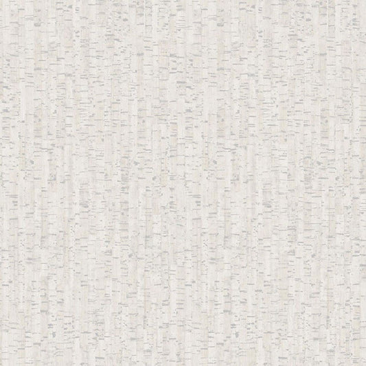 Cork Effect Montado Wallpaper - White & Silver - Rasch - 279053 - Premier Wallcovering