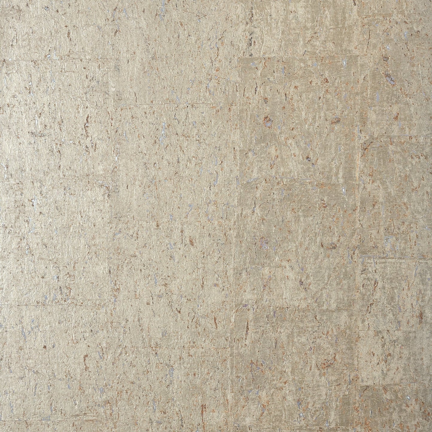 Cork Wallpaper - Metallic Pewter - Thibaut - T83009 - Premier Wallcovering