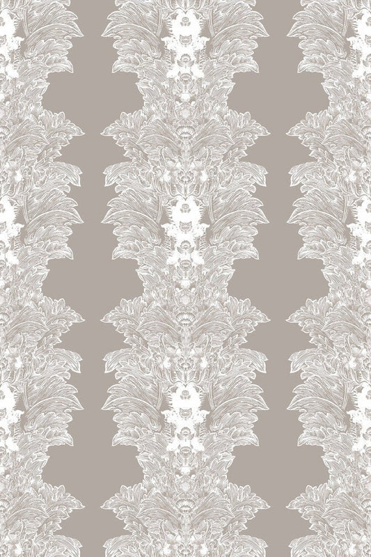 Cornice Crown Wallpaper - Beige - Timorous Beasties - STCO/CNCR/4008/01 - Premier Wallcovering