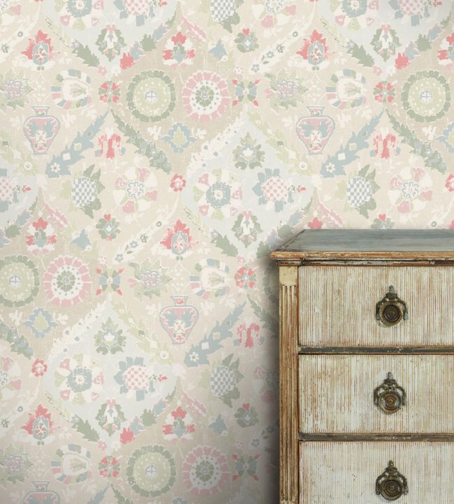 Cornucopia Wallpaper - Rosewater - Madeaux - W1400 - 02 - Premier Wallcovering