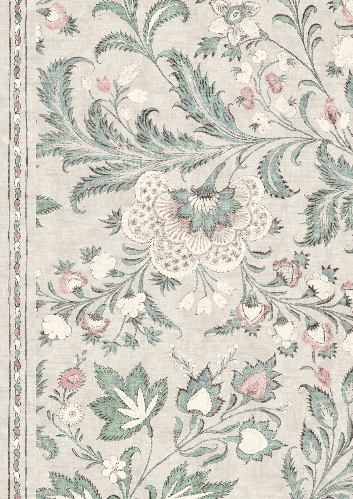 Coromandel Wallpaper - Ceramic - Lewis & Wood - Premier Wallcovering