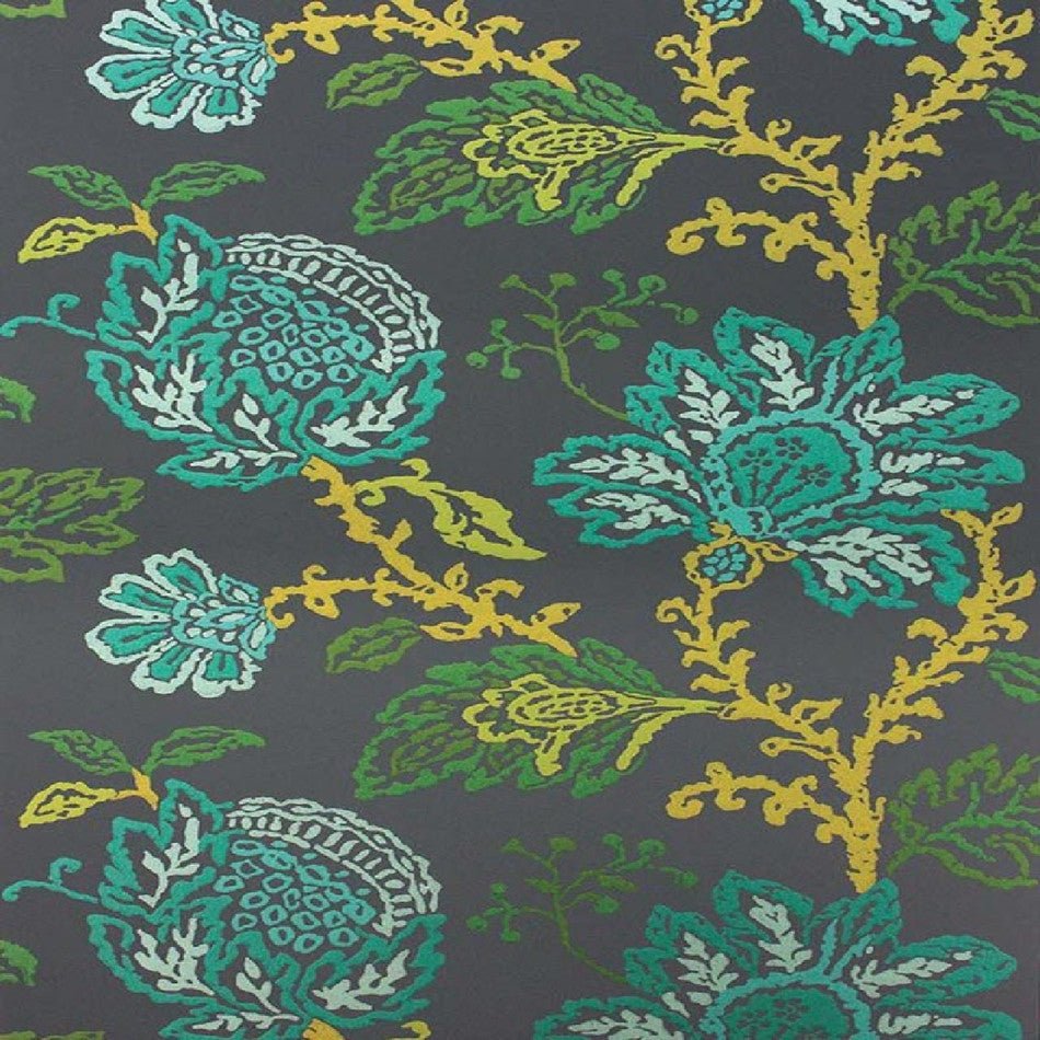 Coromandel Wallpaper - Green/Teal - Nina Campbell - NCW4270-04 - Premier Wallcovering