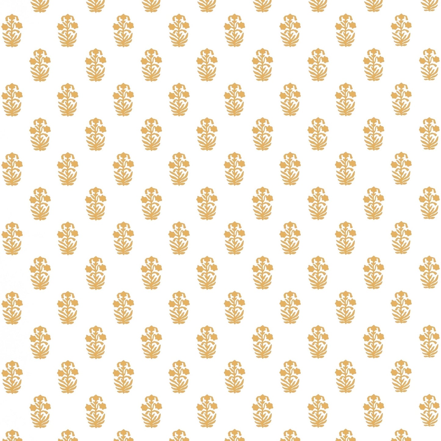 Corwin Wallpaper - Gold on White - Thibaut - T36404 - Premier Wallcovering