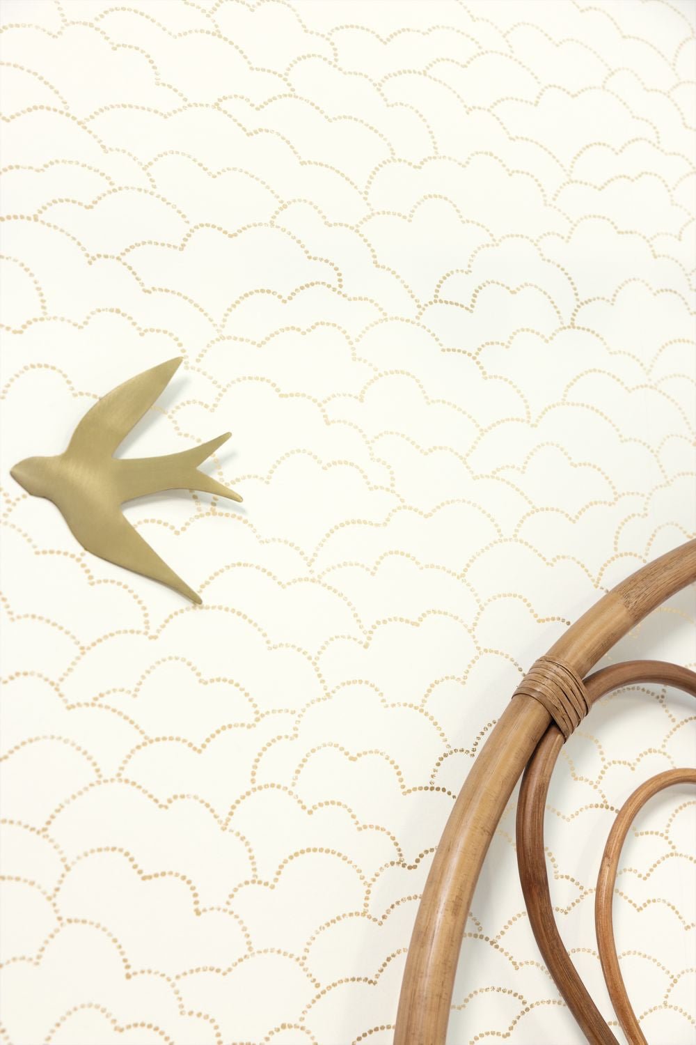 Cosmos Wallpaper - Blanc - Caselio - 104370224 - Premier Wallcovering