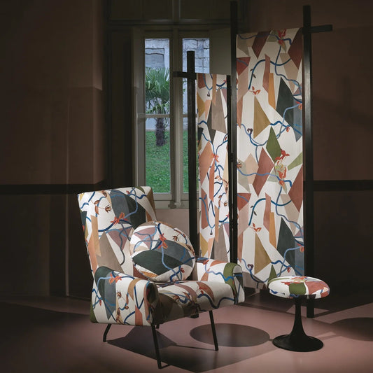 Cotillons Fabric - Mosaique - Christian Lacroix - FCL7079/01 - Premier Wallcovering