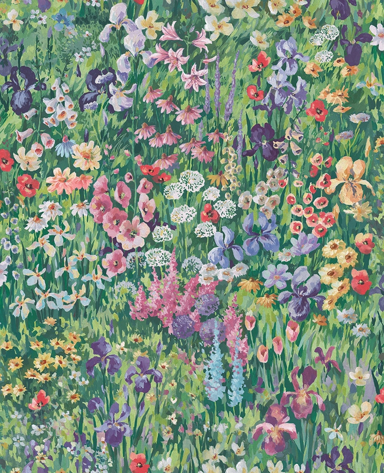 Cottage Garden Wallpaper - Verdant - Graham & Brown - 124111 - Premier Wallcovering