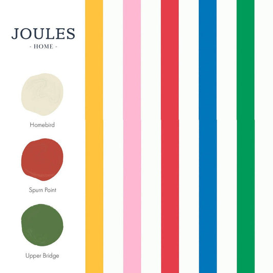 Country Critters Chunky Stripe Wallpaper - Multi - Joules - 118585 - Premier Wallcovering