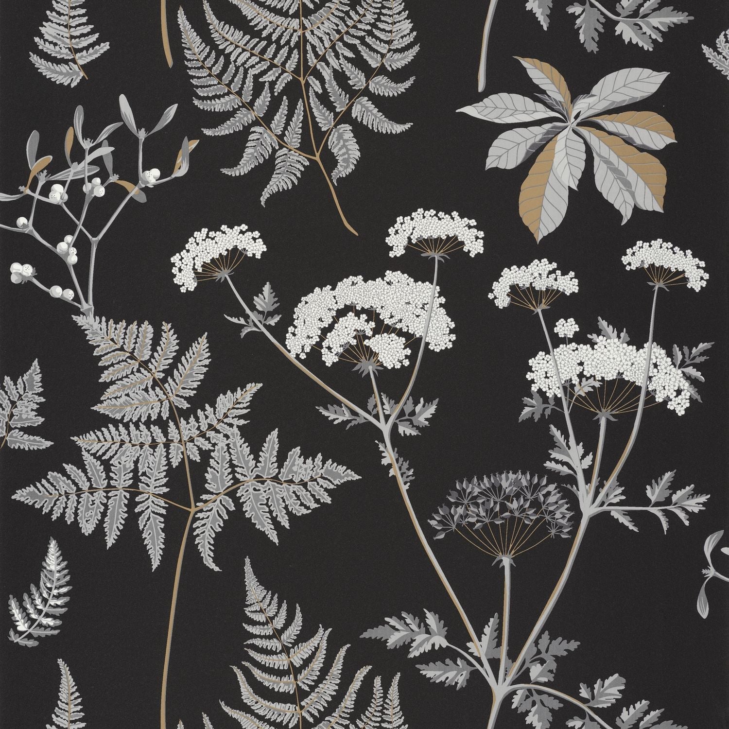 Countryside Wallpaper - Noir  - Caselio - 101279094 - Premier Wallcovering