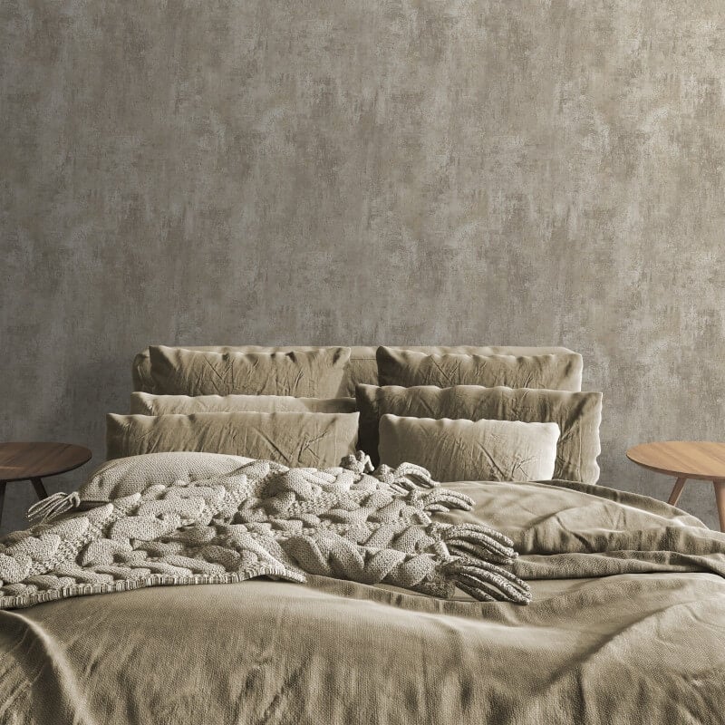 Cove Industrial Texture Wallpaper - Cream - Muriva - 207501 - Premier Wallcovering