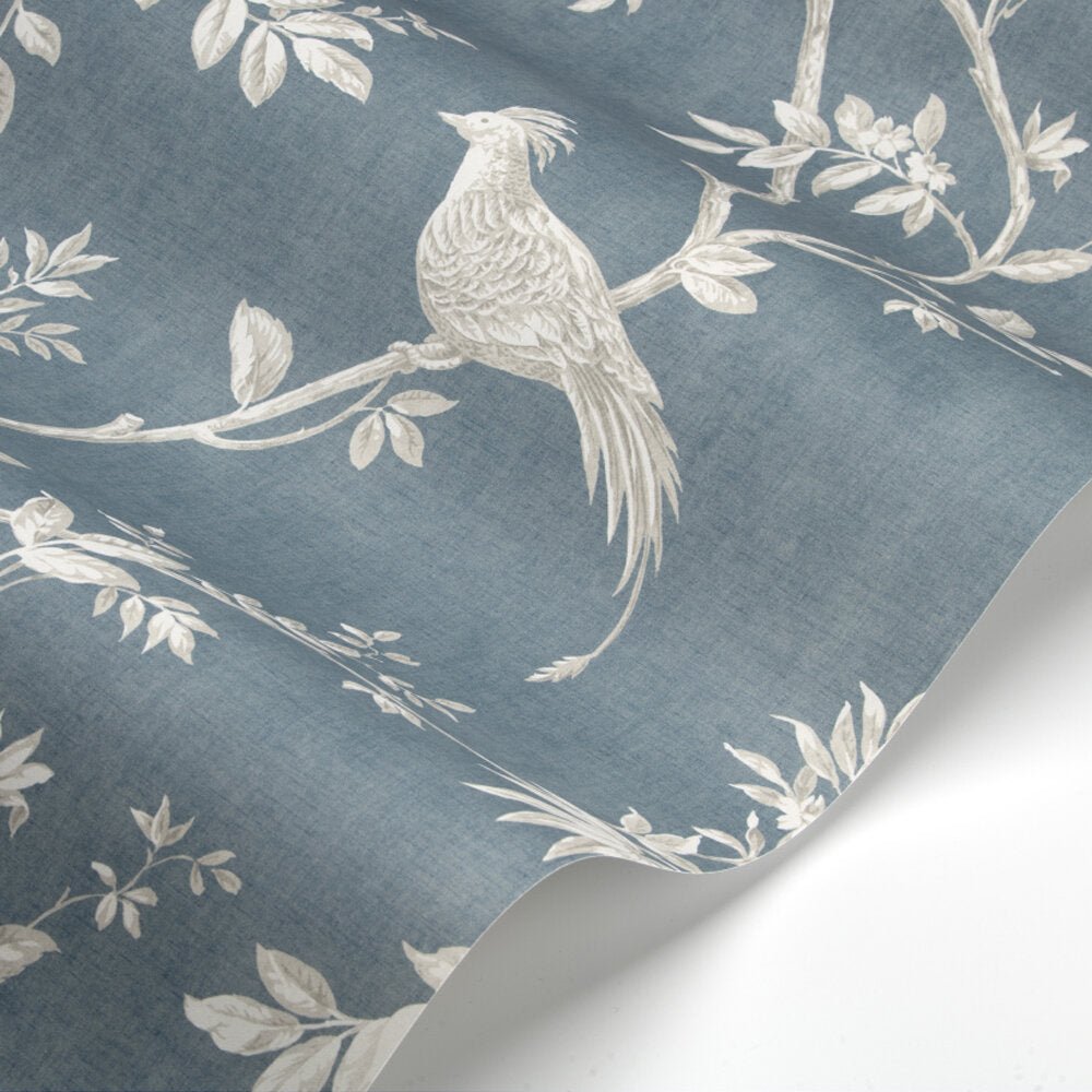 Covent Garden Wallpaper - Denim - Timothy Wilman - TW2414 - Premier Wallcovering