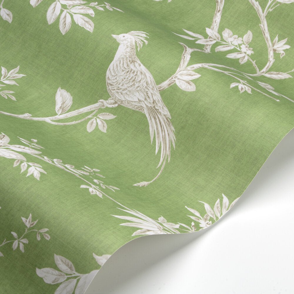 Covent Garden Wallpaper - Lime - Timothy Wilman - TW2415 - Premier Wallcovering