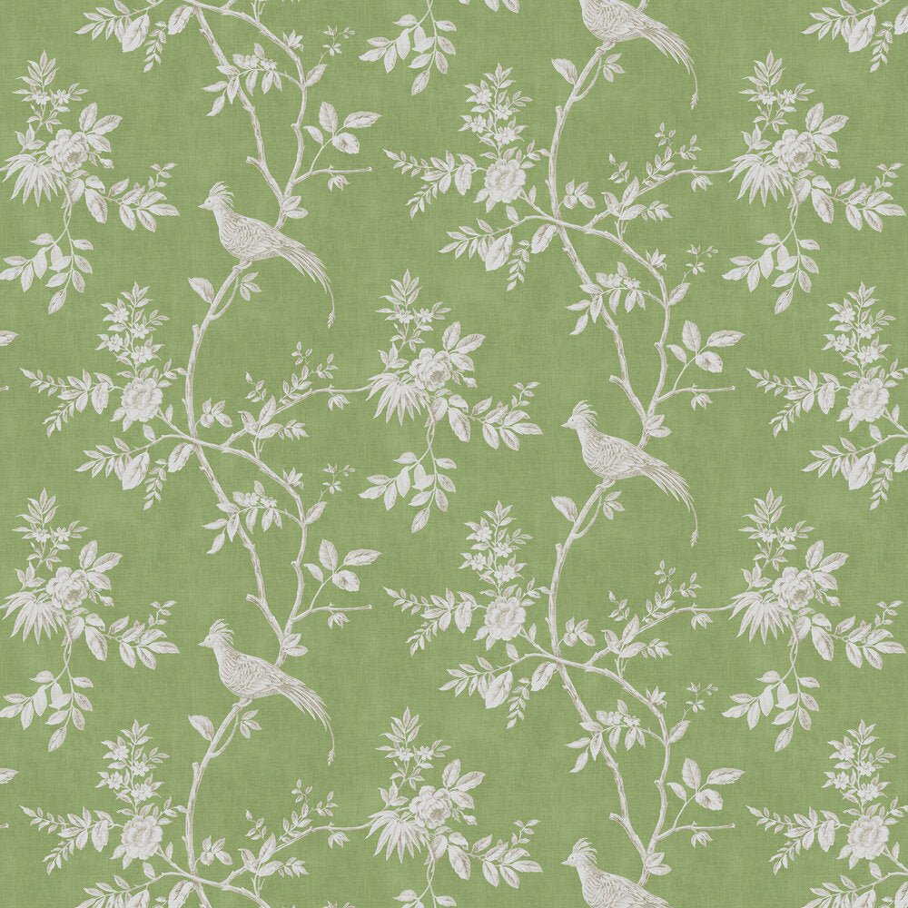 Covent Garden Wallpaper - Lime - Timothy Wilman - TW2415 - Premier Wallcovering