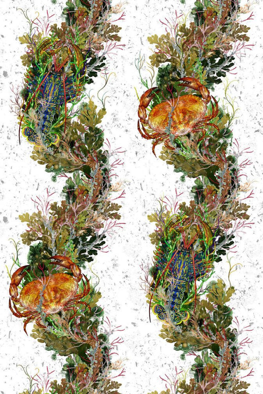 Crab And Lobster Cork Wallpaper - Original - Timorous Beasties - SSC/CAL/CK62021/01 - Premier Wallcovering